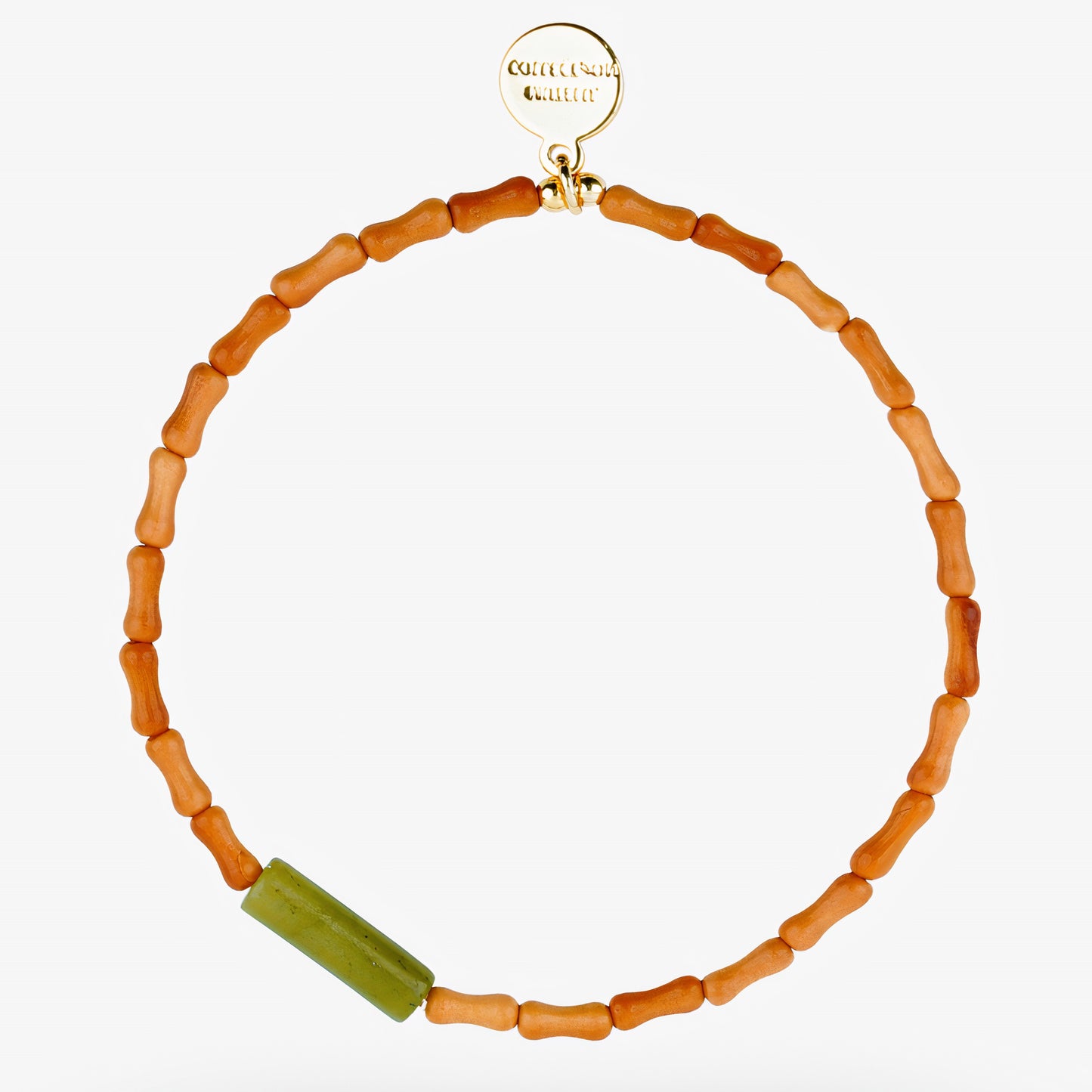 PEACE - Jade & Olive Wood- Jade Flow (Bracelet)