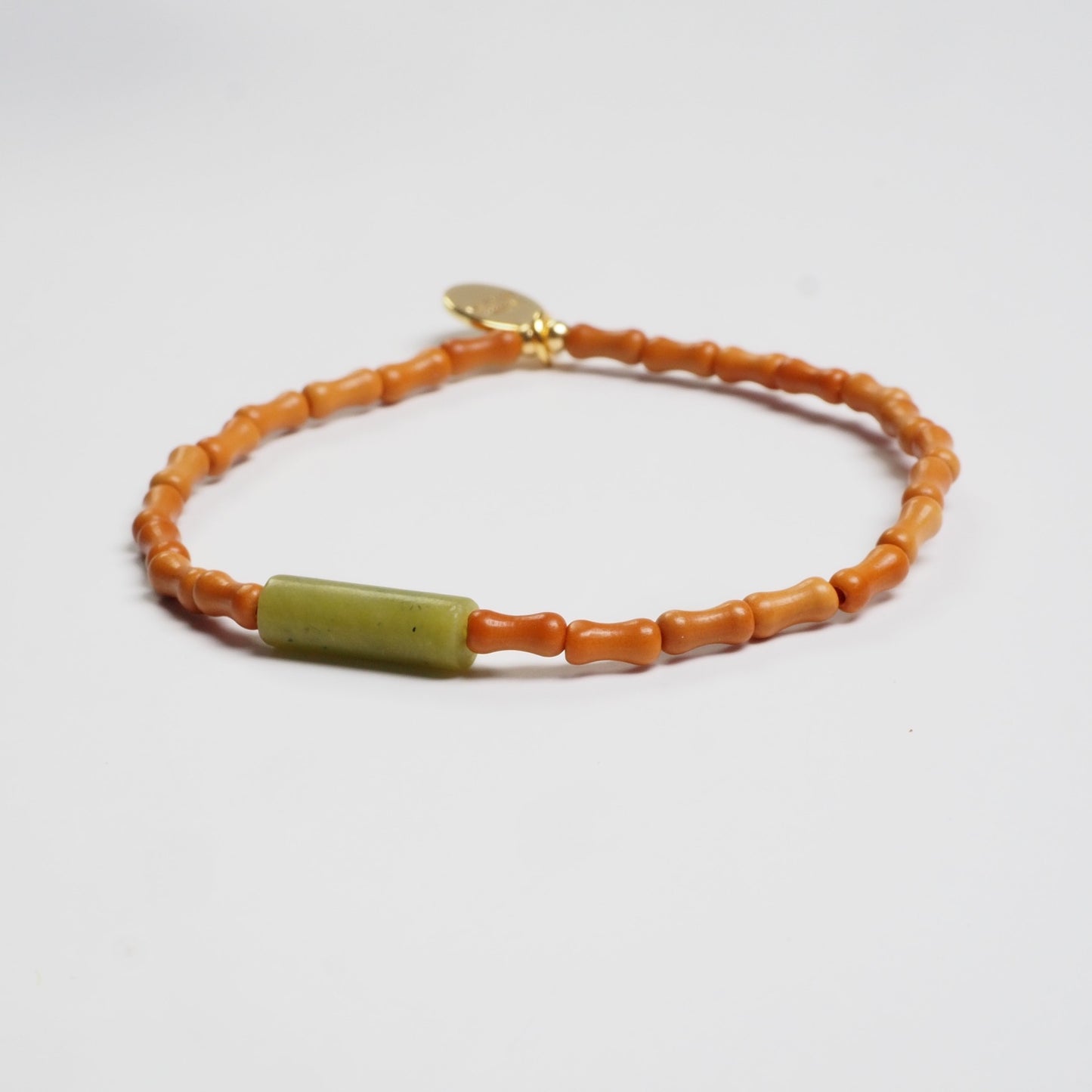 PEACE - Jade & Olive Wood- Jade Flow (Bracelet)