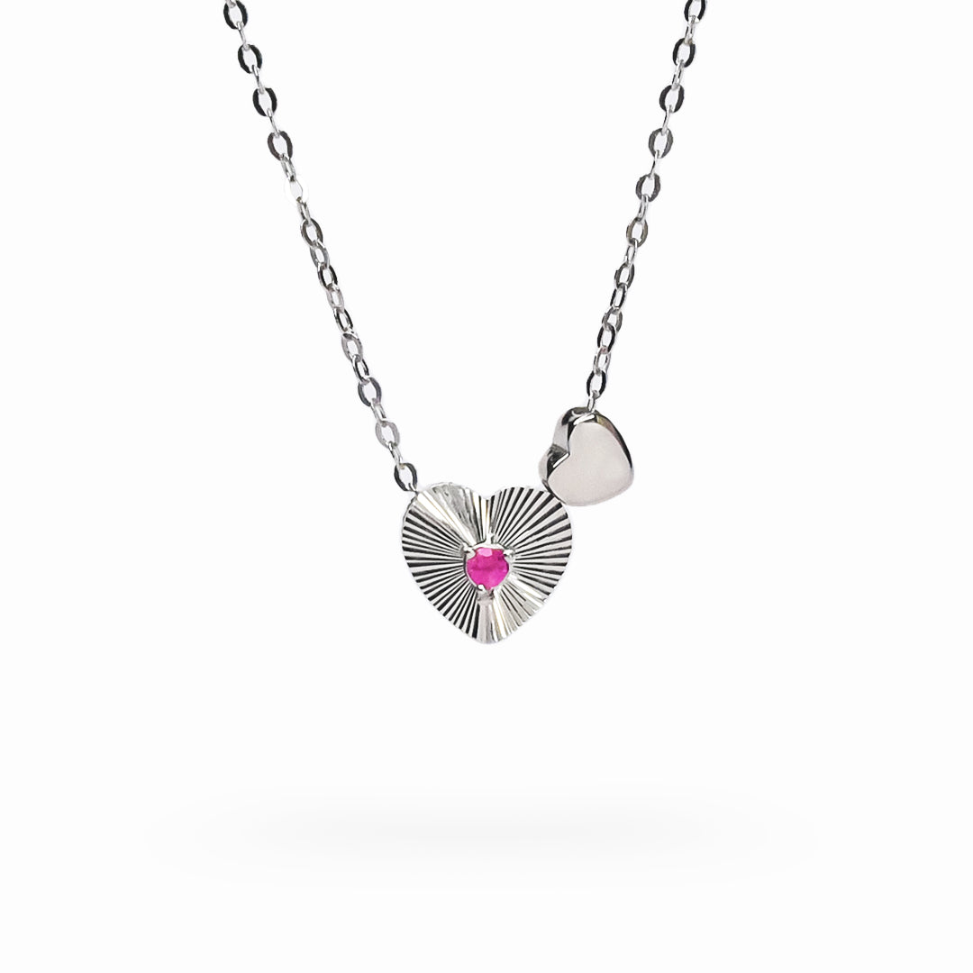 LOVE & PASSIONATE - Seven Color Birthstone- Lucky Heart (Bracelet)