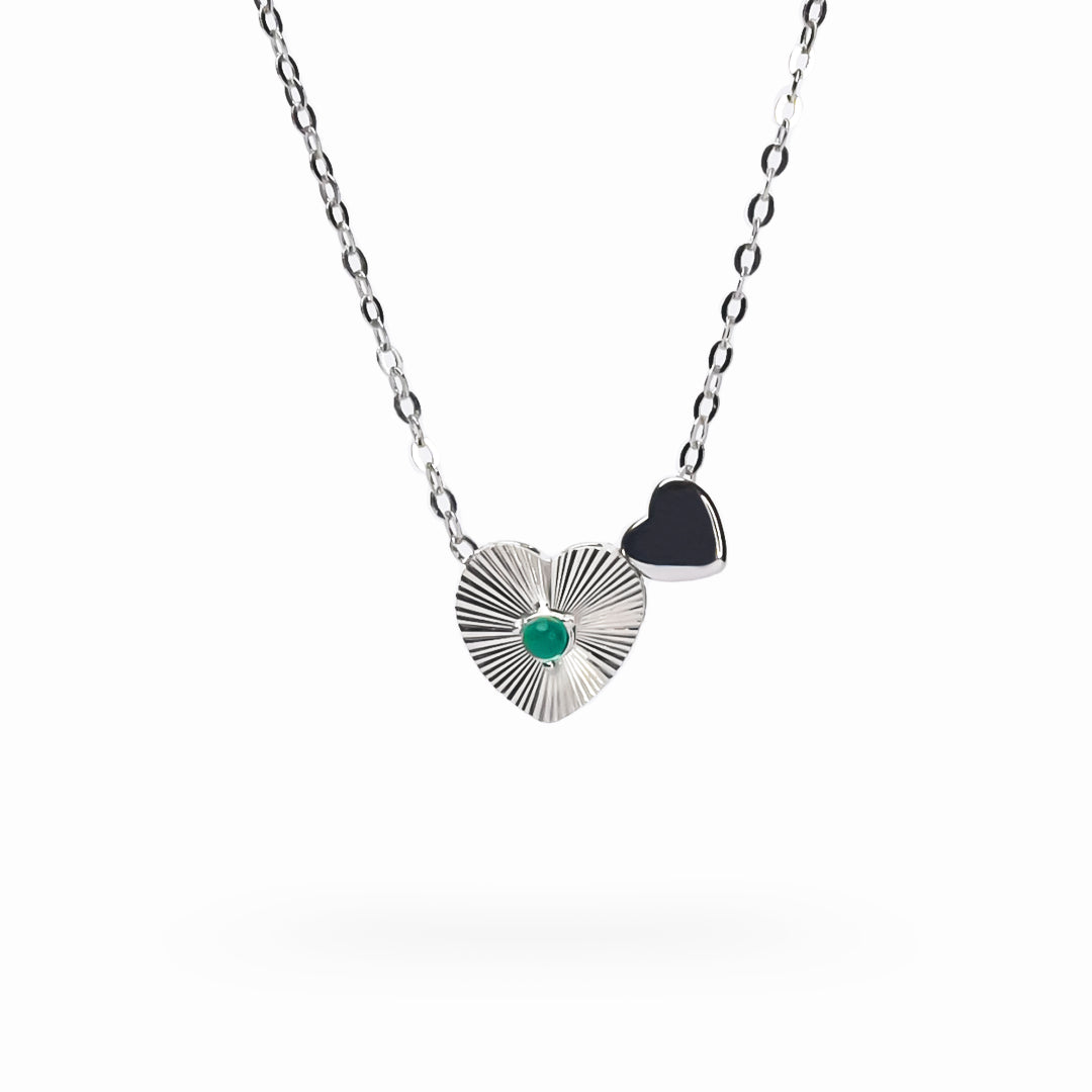 LOVE & PASSIONATE - Seven Color Birthstone- Lucky Heart (Bracelet)