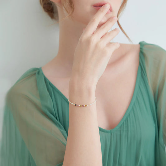 WEALTHY & FORTUNATE - Tourmaline & Citrine - Aurora Wish (Bracelet)