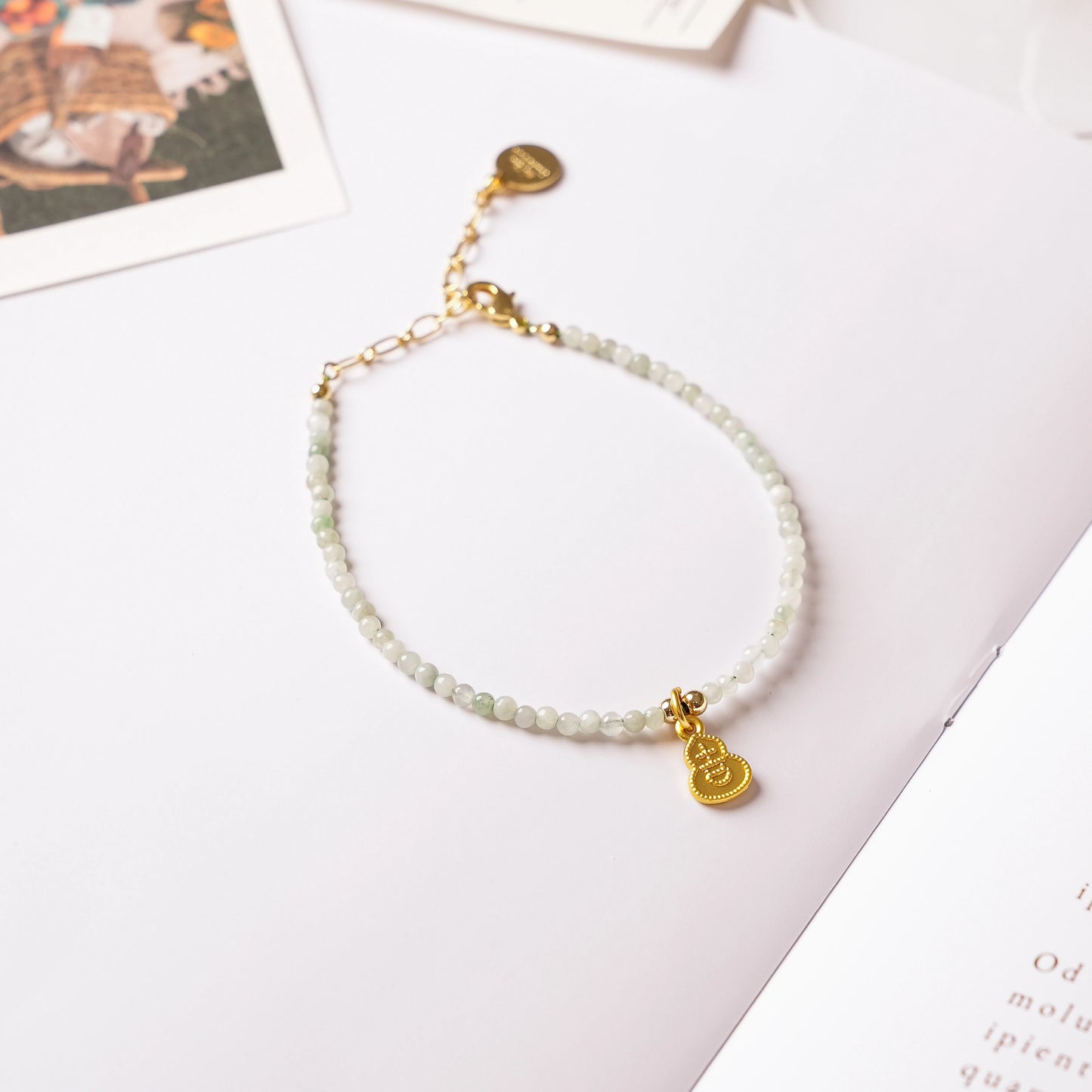 WEALTHY & FORTUNATE - Olive Jade - Jade Whisper (Bracelet)