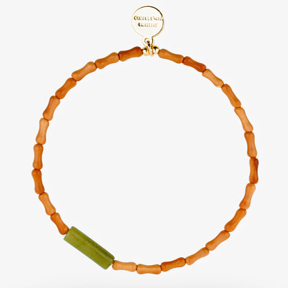 PEACE - Jade & Olive Wood- Jade Flow (Bracelet)