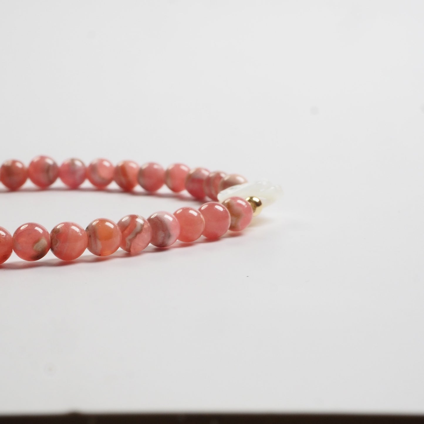 PEACE & WISDOM - Rhodochrosite - Rosy Glow (Bracelet)