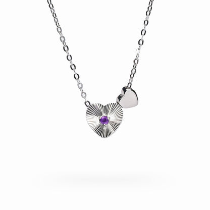 LOVE & PASSIONATE - Seven Color Birthstone- Lucky Heart (Bracelet)