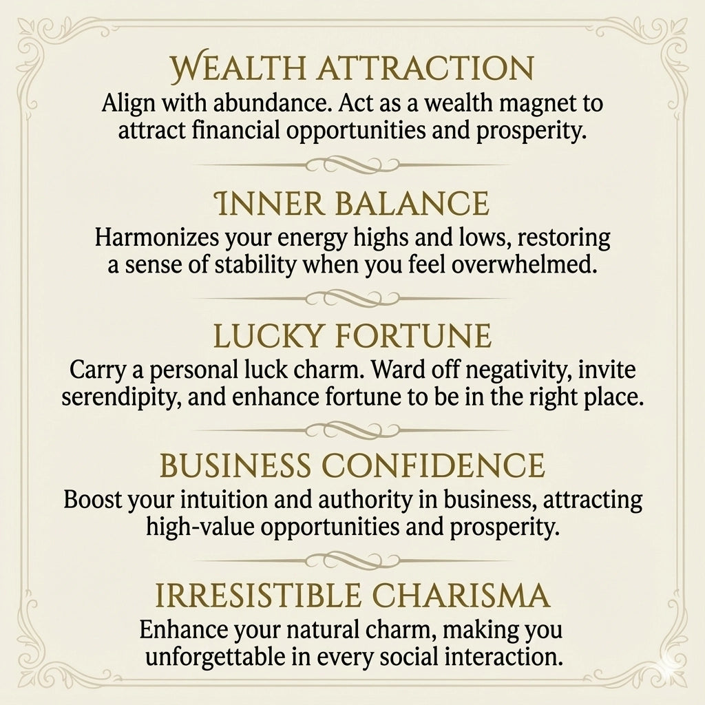 WEALTHY & FORTUNATE - Gold Rutilated Quartz with Ji Character - Jí (Bracelet)