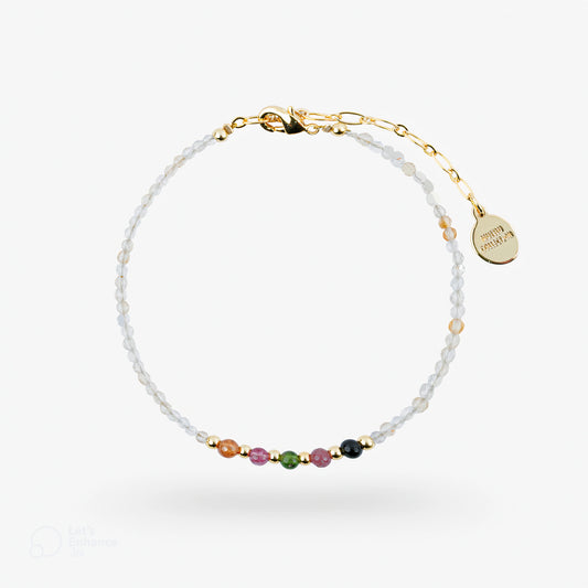 WEALTHY & FORTUNATE - Tourmaline & Citrine - Aurora Wish (Bracelet)