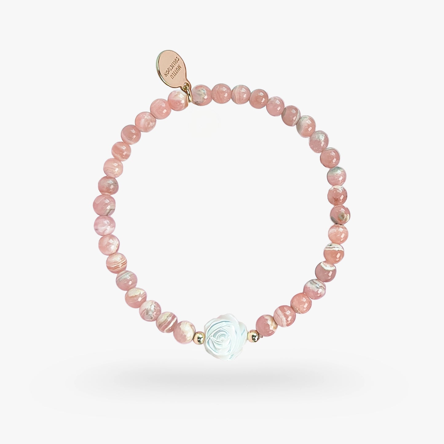 PEACE & WISDOM - Rhodochrosite - Rosy Glow (Bracelet)