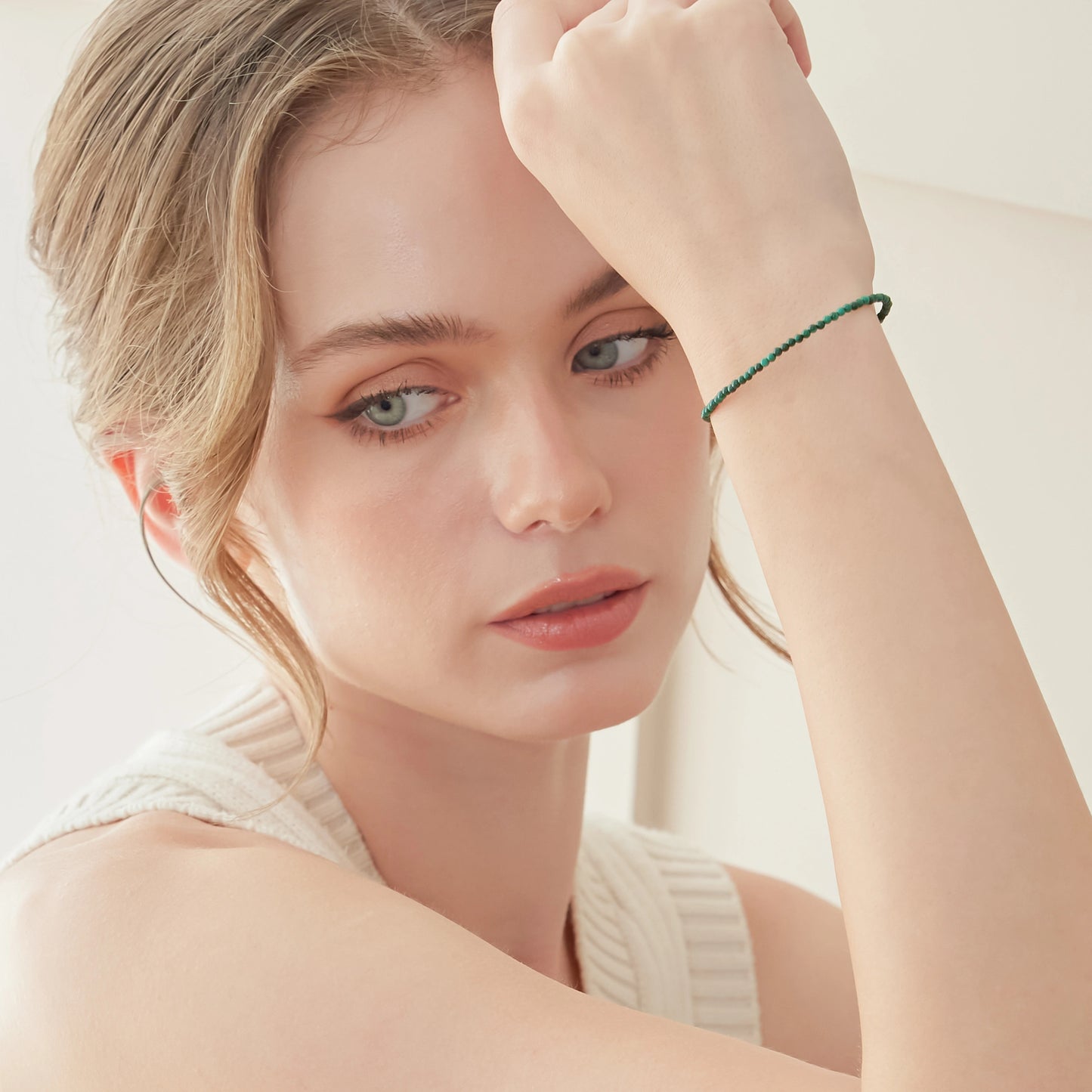 PEACE & WISDOM - Malachite - Serenity Veil (Bracelet)