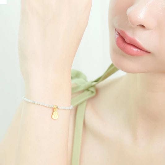 WEALTHY & FORTUNATE - Olive Jade - Jade Whisper (Bracelet)