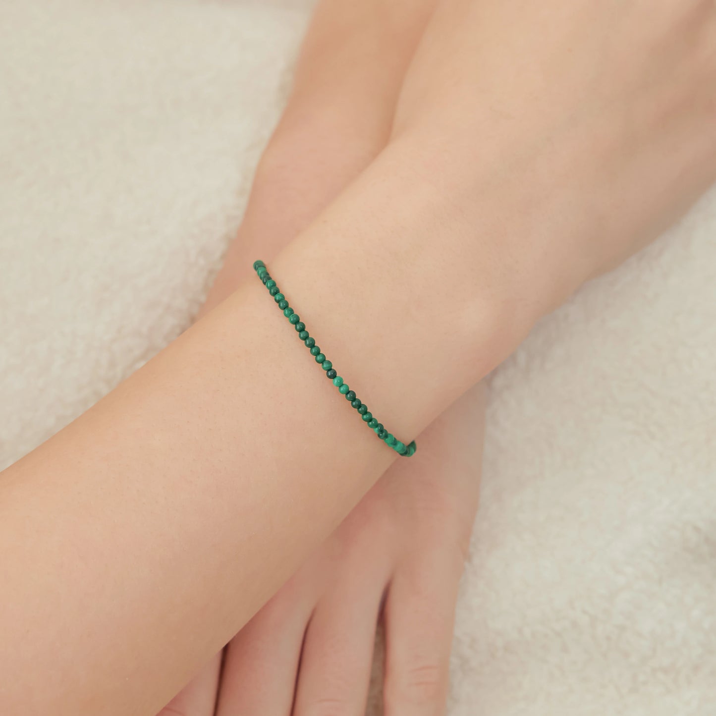 PEACE & WISDOM - Malachite - Serenity Veil (Bracelet)