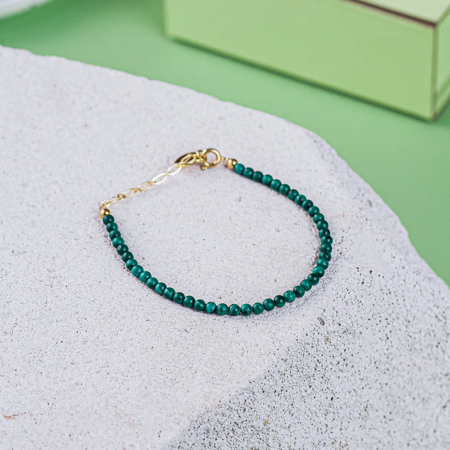 PEACE & WISDOM - Malachite - Serenity Veil (Bracelet)